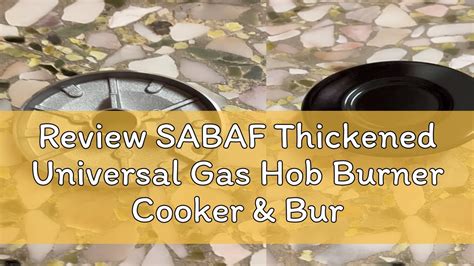sabaf burner review